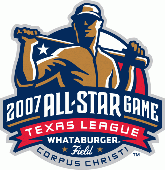 Texas League All-Star Game 2007 Primary Logo iron on heat transfer